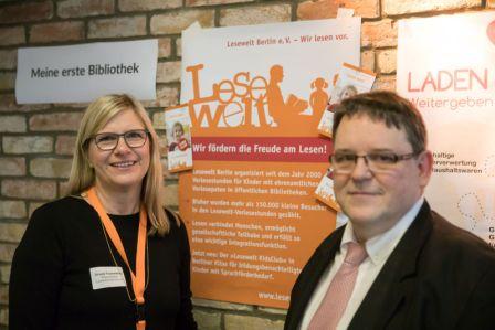 Ursula Frommholz (Vorstand) und Frank Bretschneider (Coach)